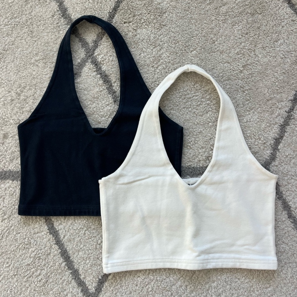 Brandy Melville halter tops (set of 2)